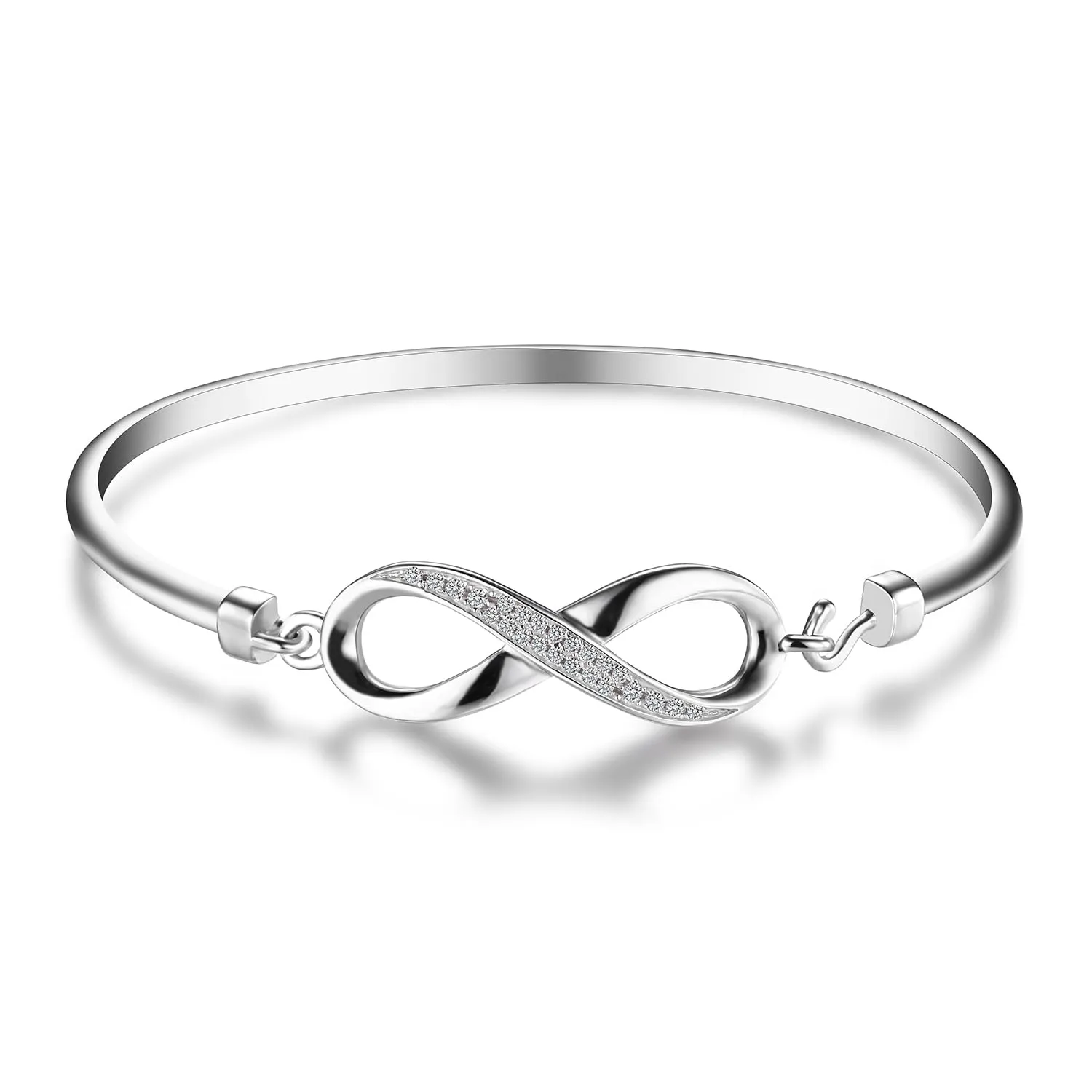 JewelryPalace Infinito Bracciale Argento 925 Zirconia