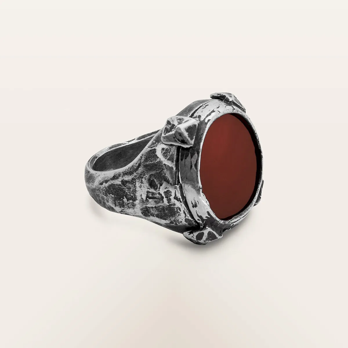 Alfredo Correnti Gea Corniola anello pietra