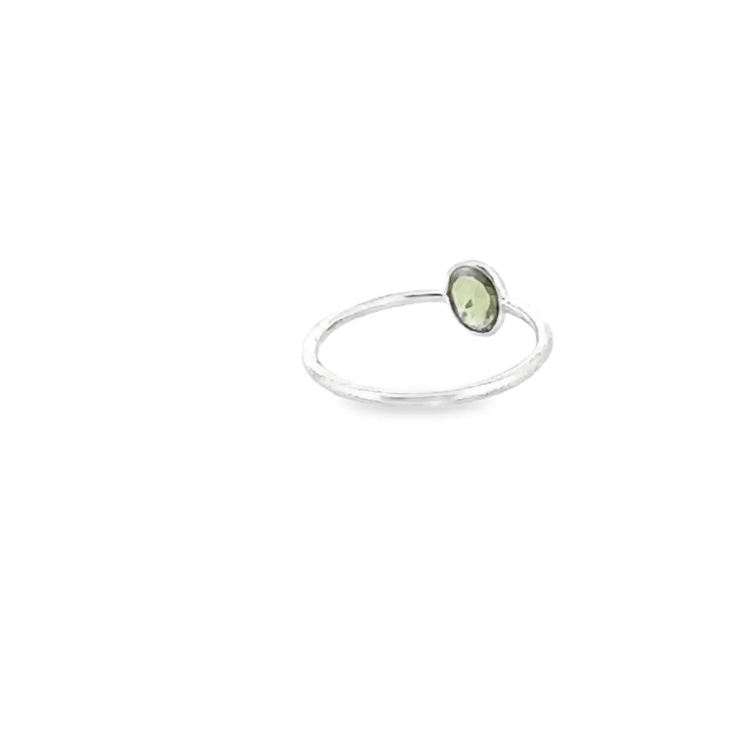 Victoria Jane Green Peridot anello argento pietra verde
