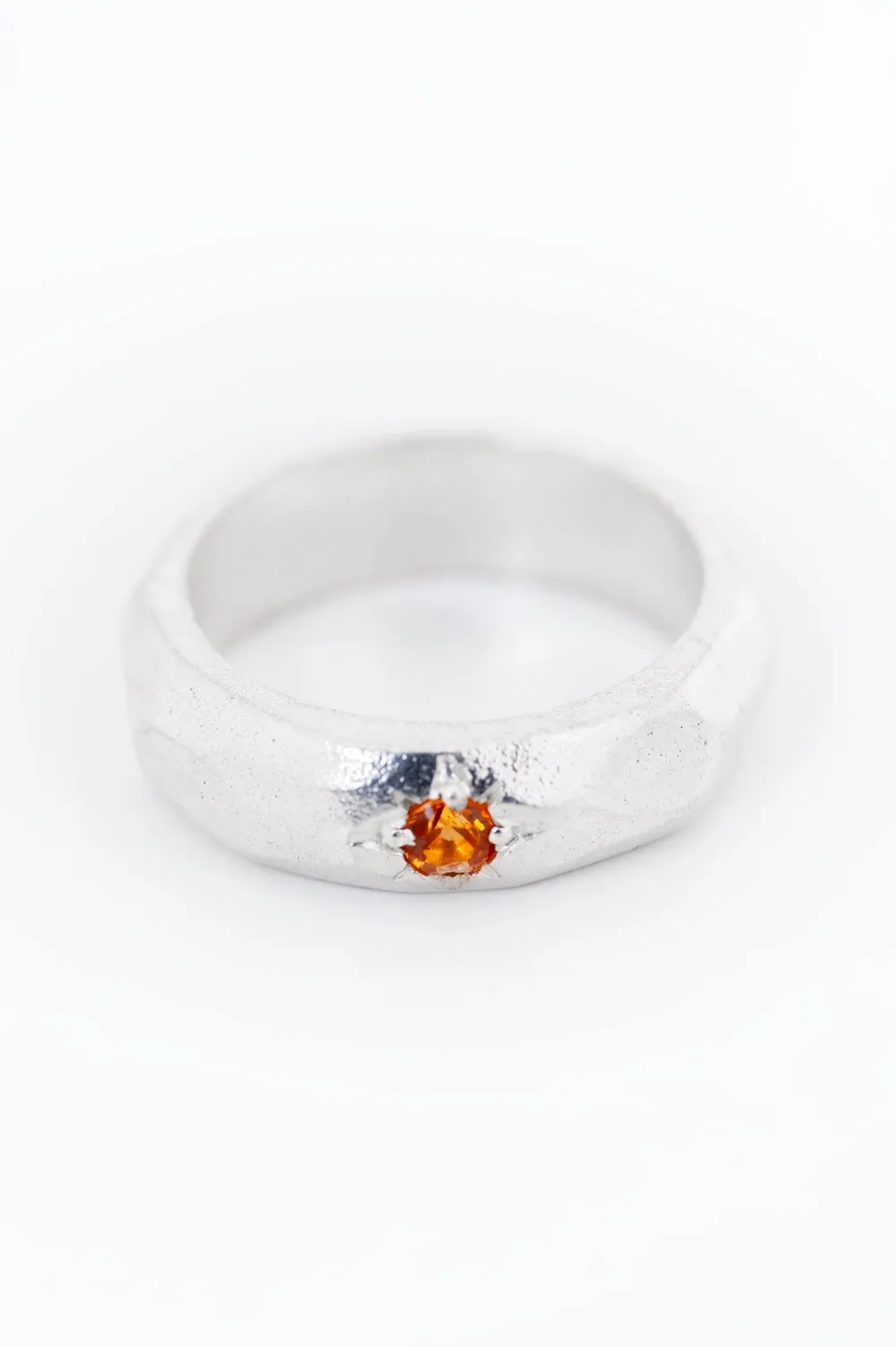 Flor Rubaja Classic Little Spark anello argento pietra