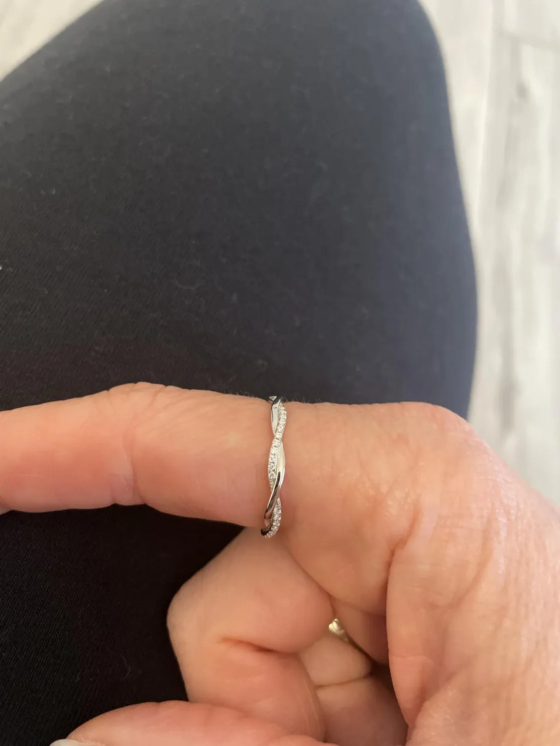 JewelryPalace Infinito Anello Argento 925 Moissanite