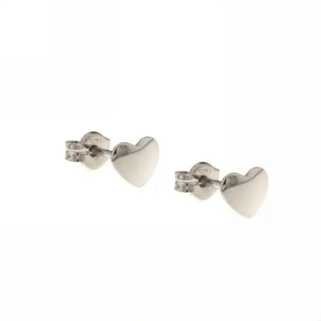 Gioielli Celiento Cuore orecchini oro bianco 18Kt
