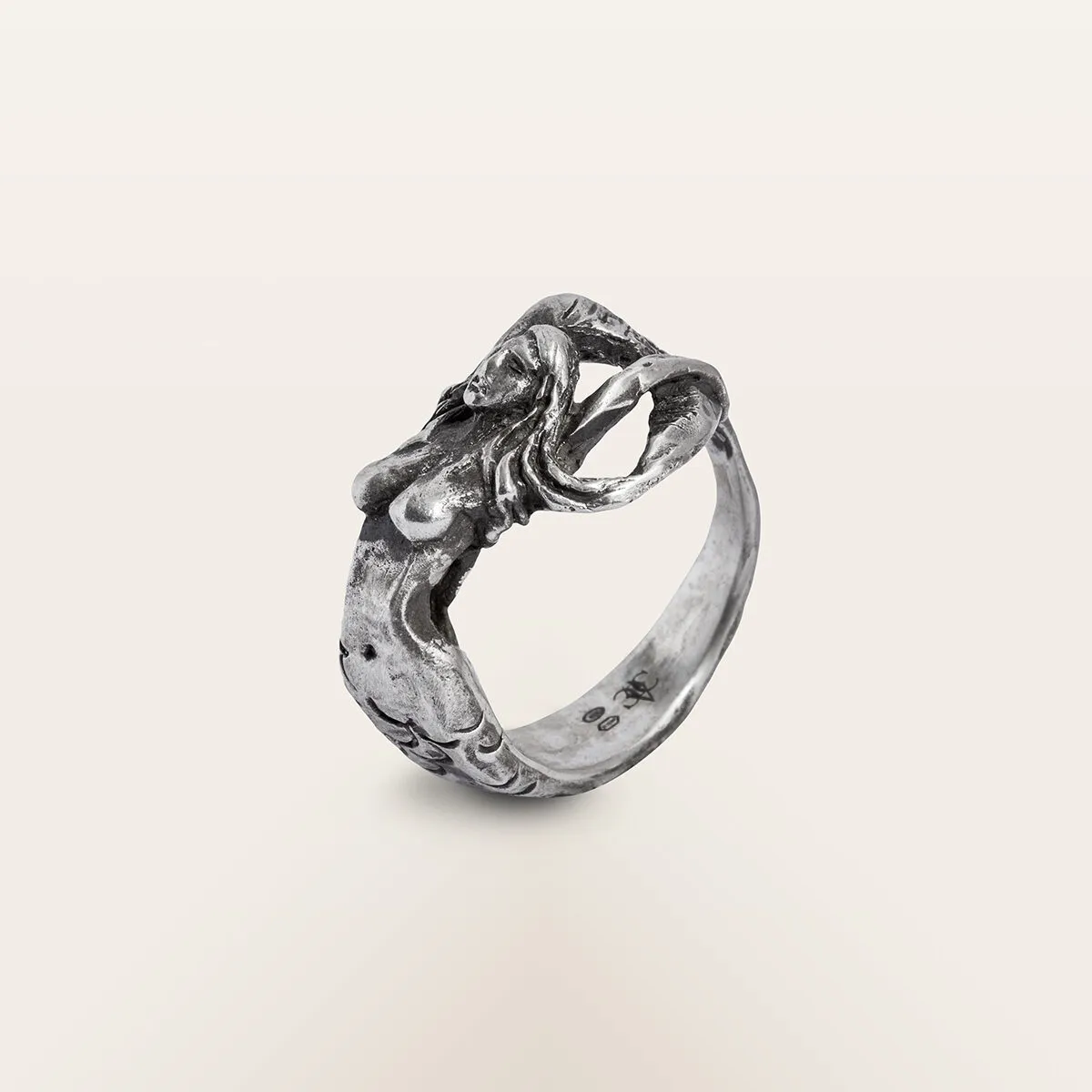 Alfredo Correnti Nesso Sirena anello donna sottile