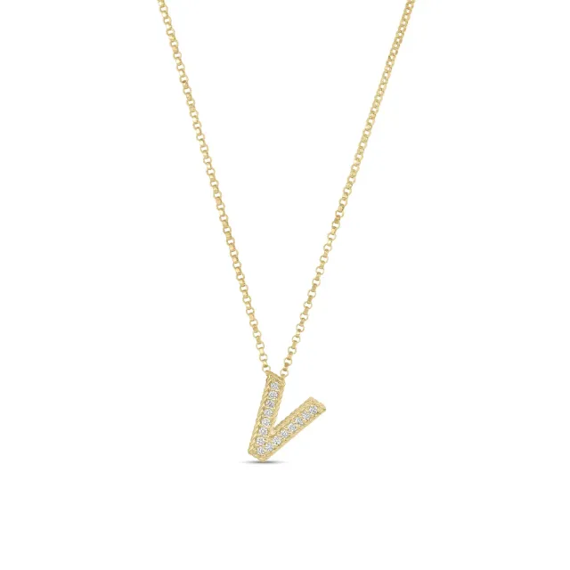 Roberto Coin Tiny Treasure collana diamanti oro giallo 18 carati