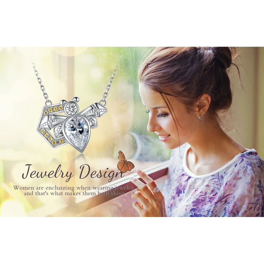 JewelryPalace Ape 2.3ct Collana Argento 925 Gialla