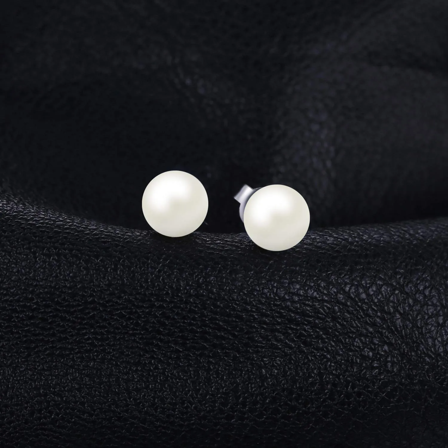 JewelryPalace Orecchini Argento 925 Perle Acqua Dolce 6-10mm
