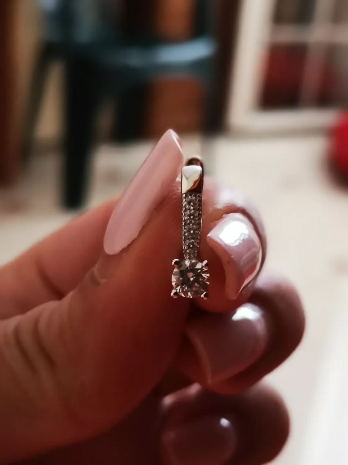JewelryPalace 1ct orecchini a cerchio argento zirconia