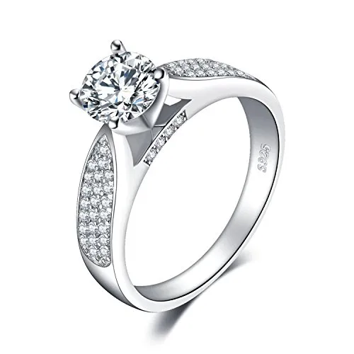 JewelryPalace Anniversario anello argento diamante simulato