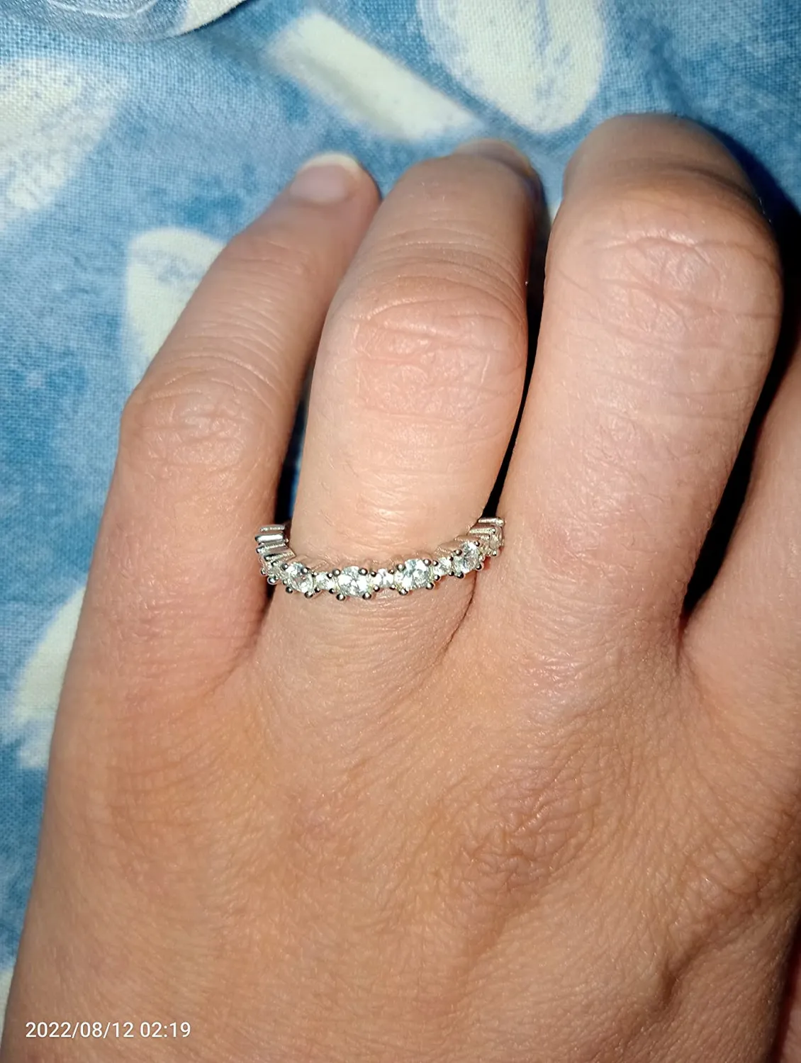 JewelryPalace anello fidanzamento argento zirconia
