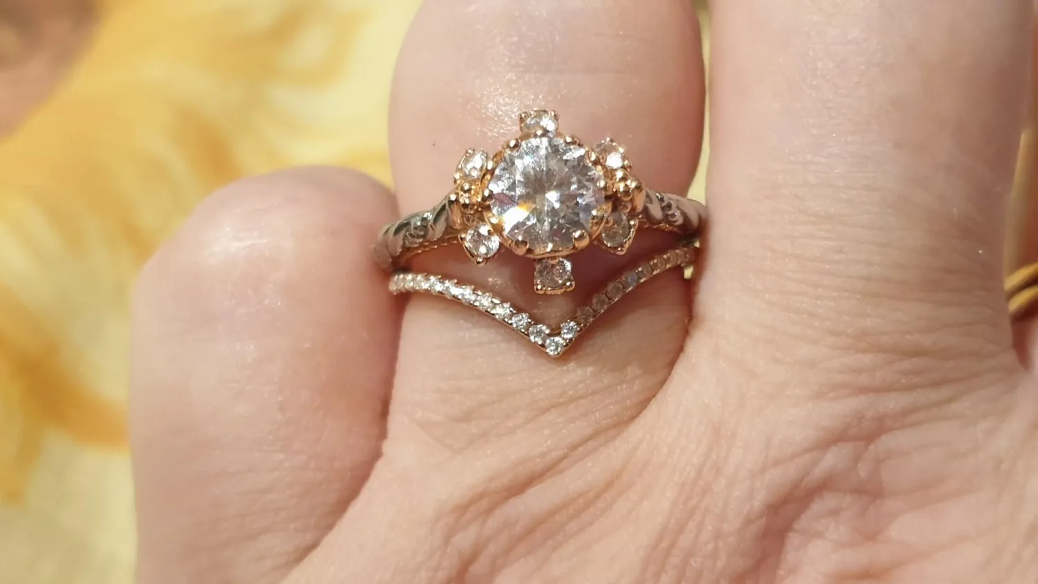 JewelryPalace anello fidanzamento argento zirconia