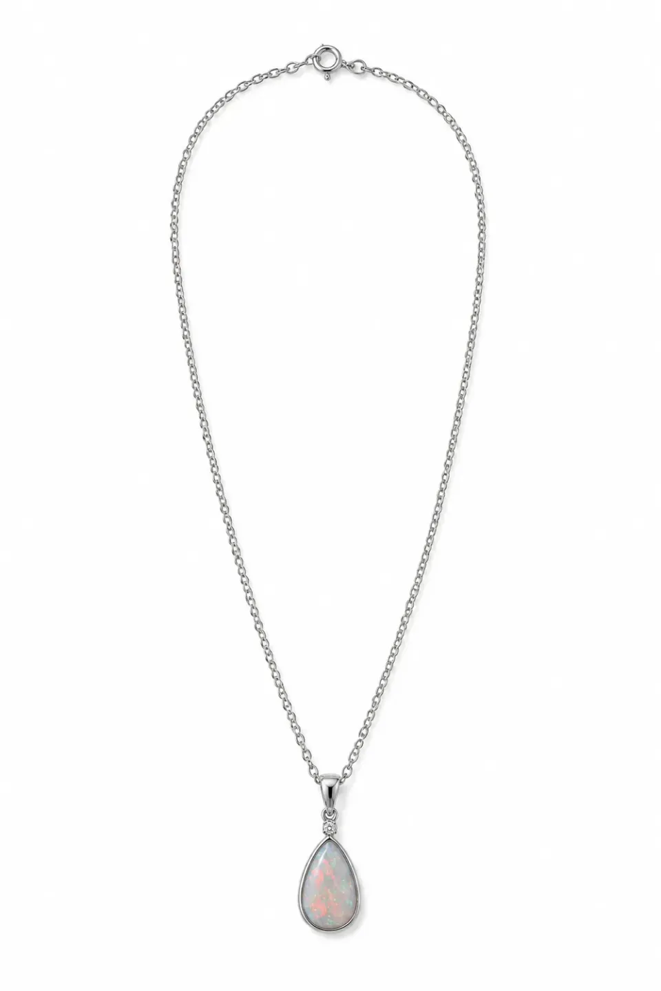 Victoria Jane Celestial Opal collana argento diamante