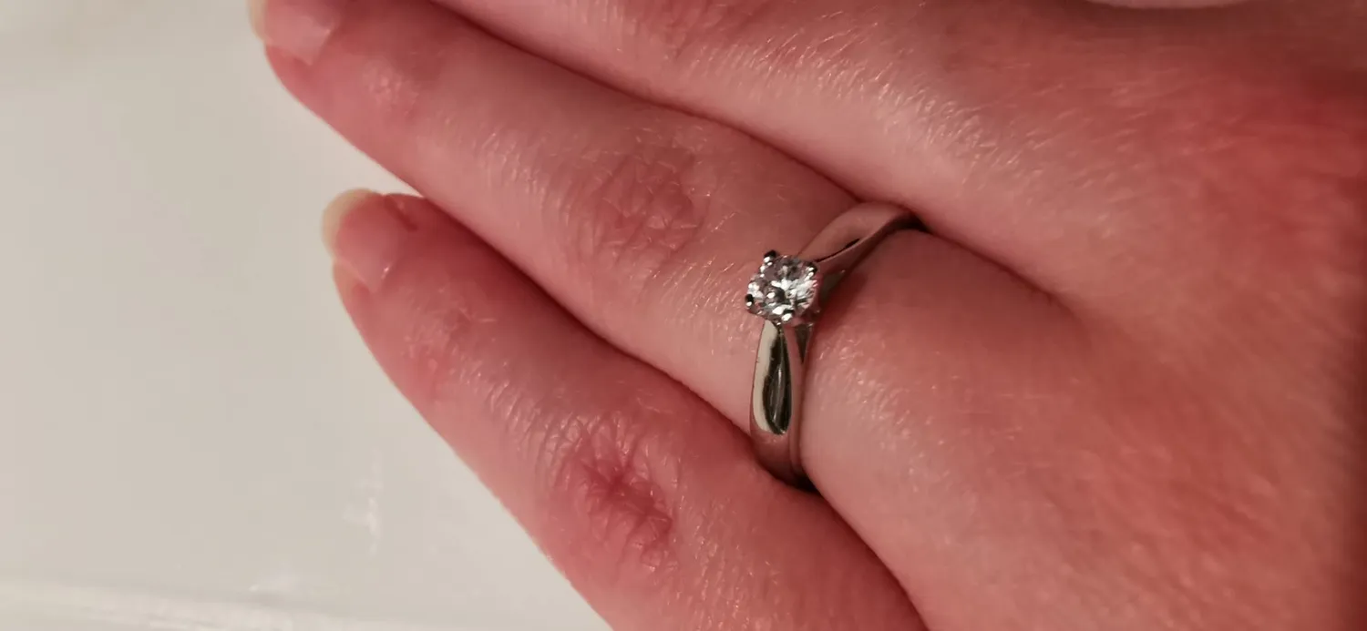 JewelryPalace Anello Solitario Fidanzamento Argento 925 Sposa