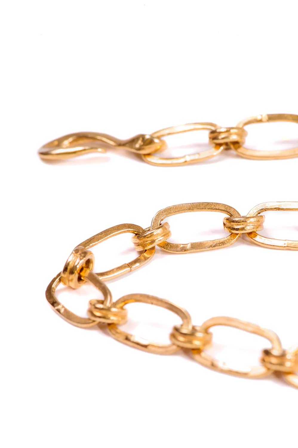 Flor Rubaja Wave Choker Placcato Oro 47 cm
