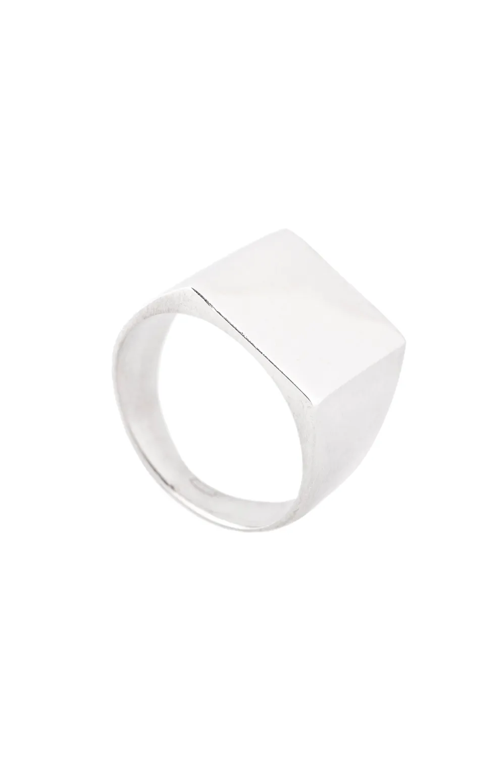 Flor Rubaja Rings Anello Scudo Quadrato argento misura 19