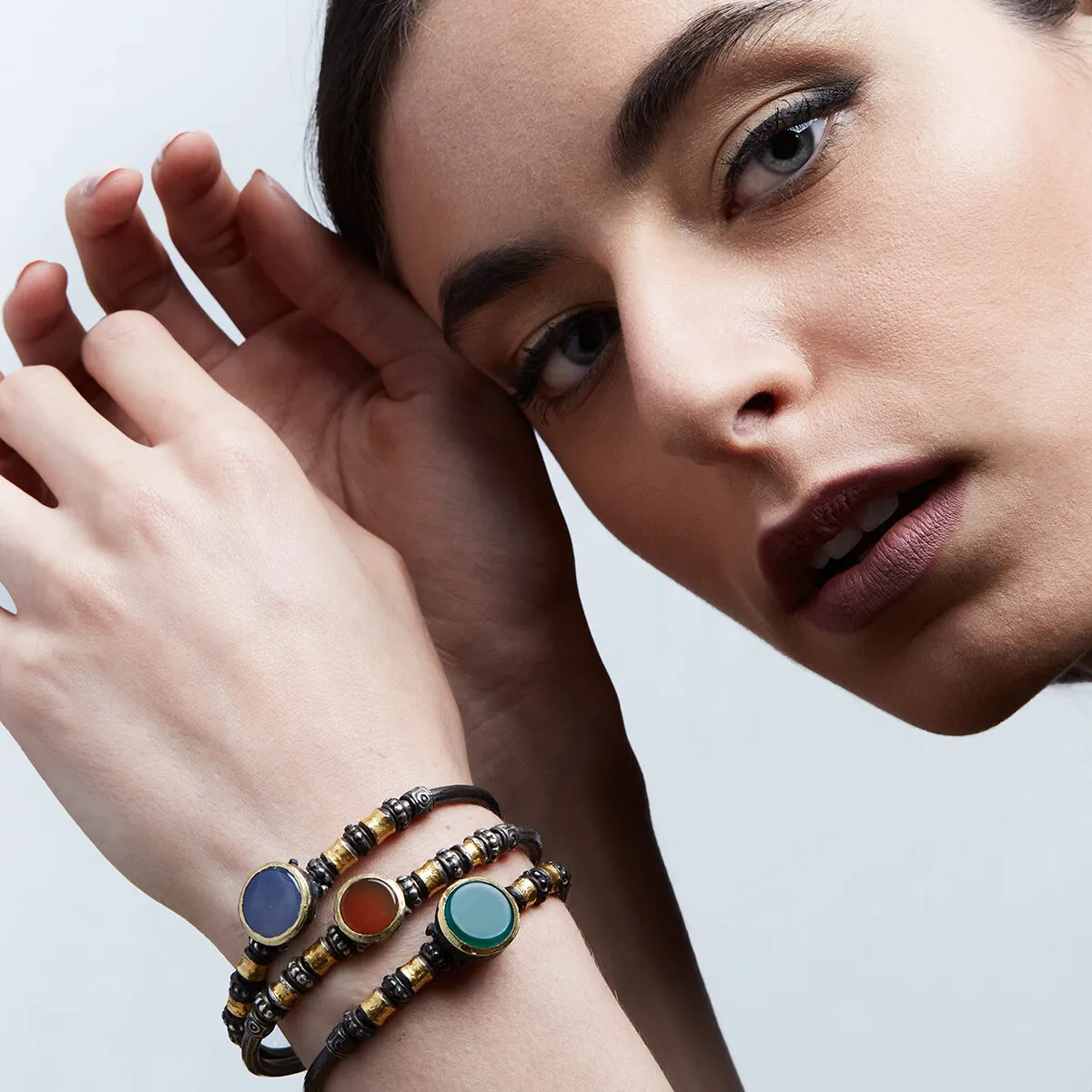 Alfredo Correnti Pura bracciale con pietra
