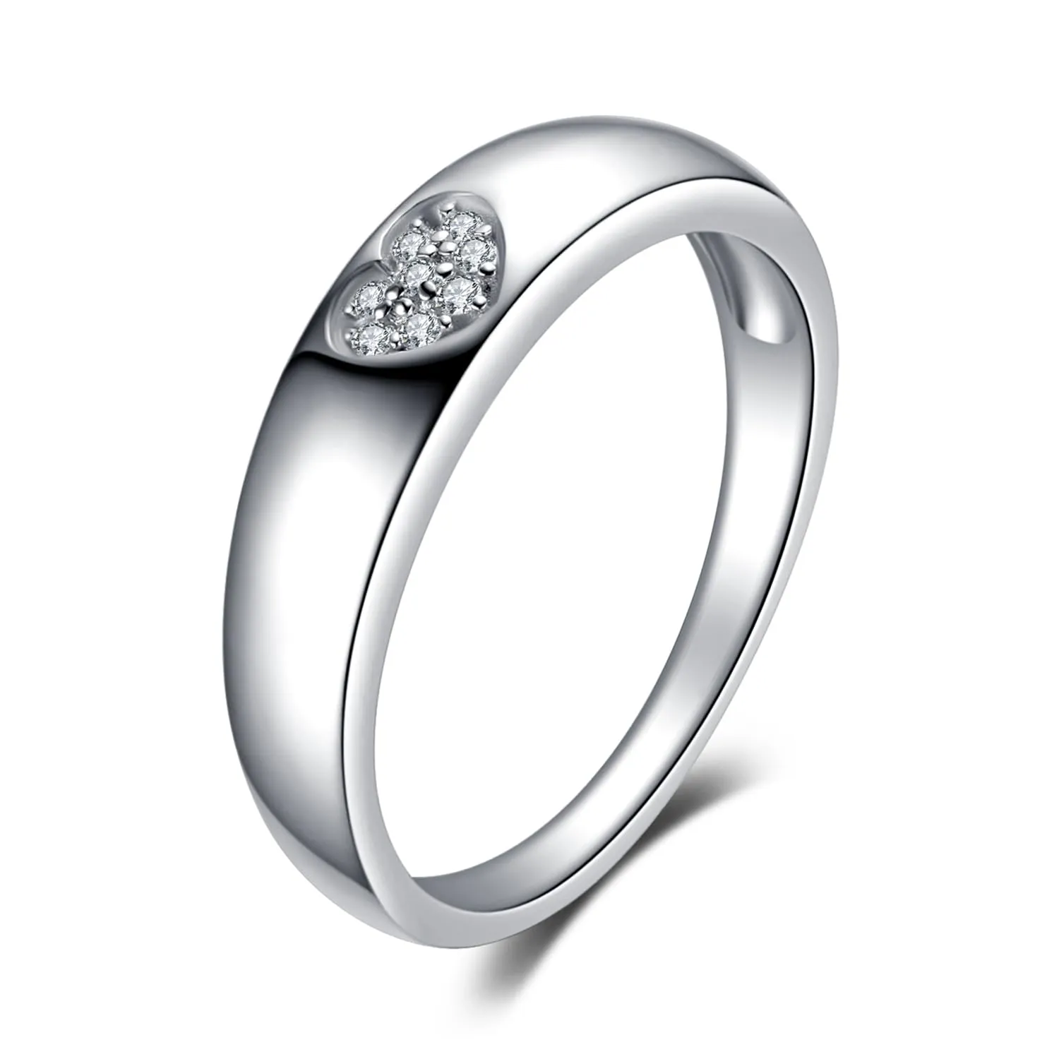 JewelryPalace Amore Cuore anello zirconia misura 14.5