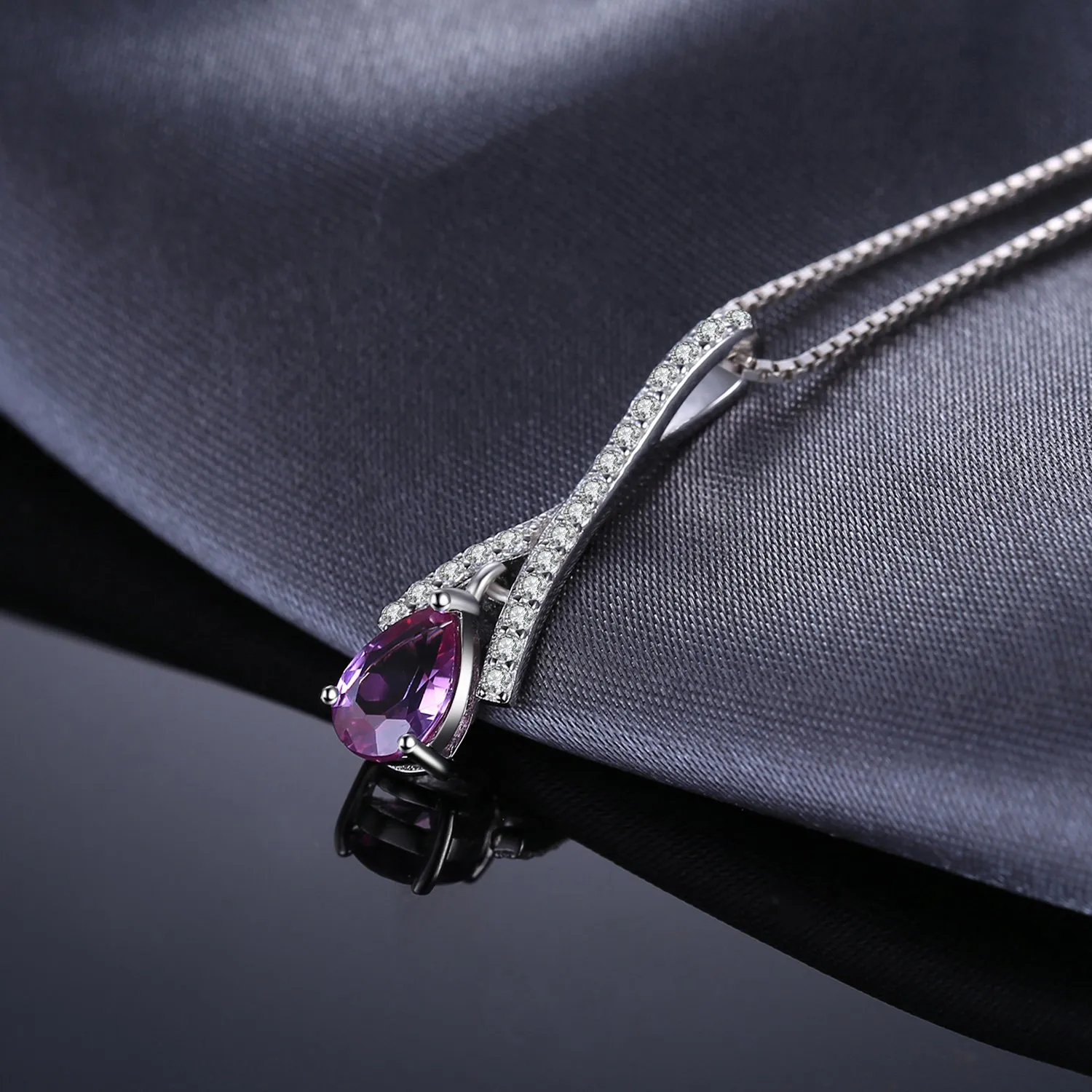 JewelryPalace Infinito Collana alessandrite viola tre ori