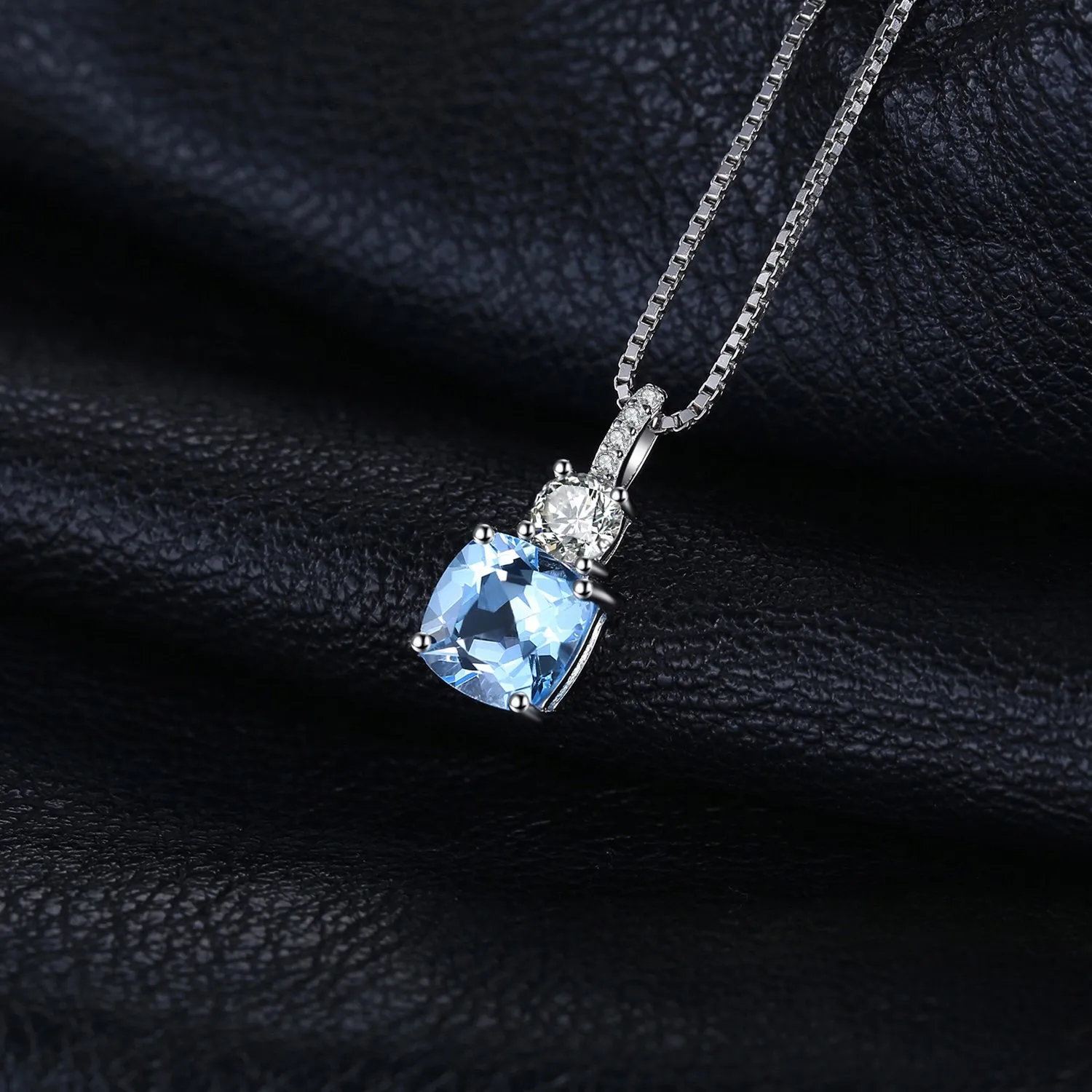 JewelryPalace 2,2ct Collana Topazio Argento 925 Argento