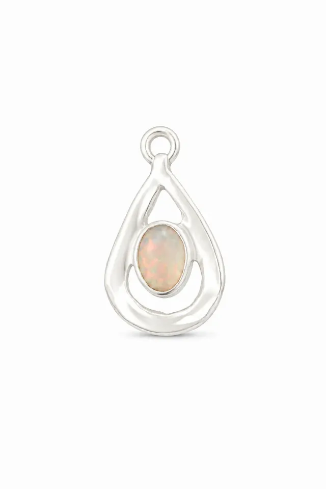 Victoria Jane Teardrop Opal pendente argento opale