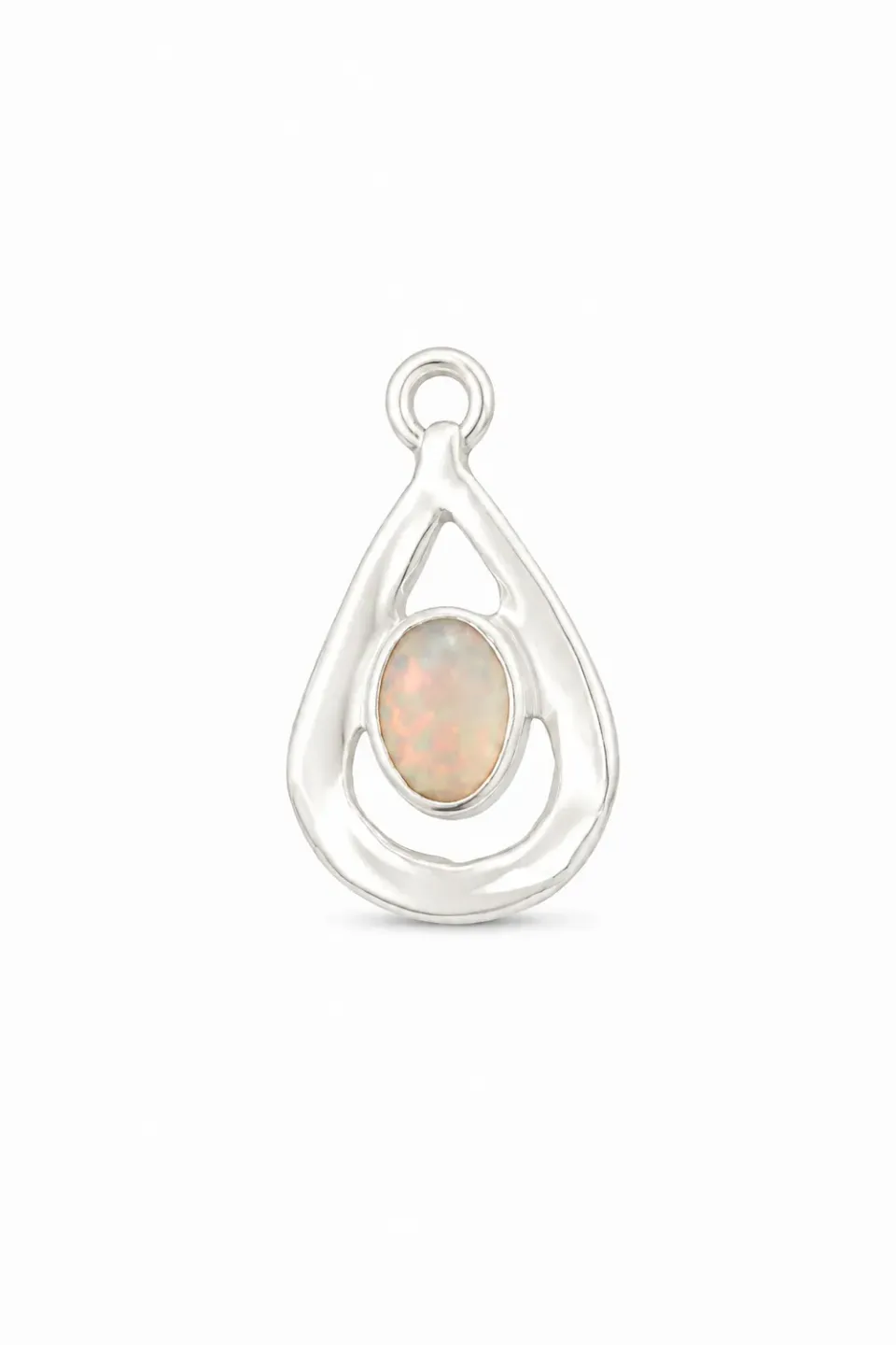 Victoria Jane Teardrop Opal pendente argento opale