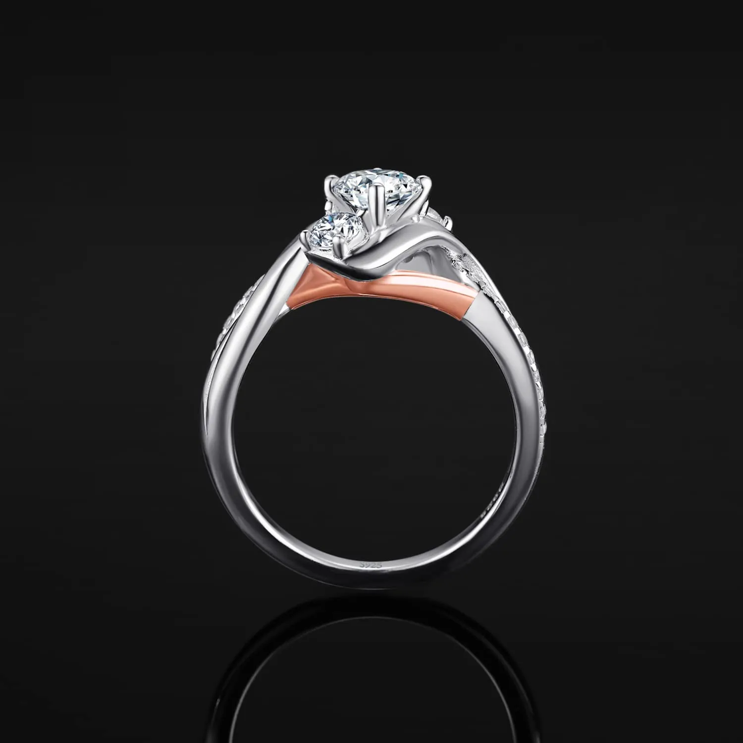 JewelryPalace Nodo d'Amore Anello Infinito Argento 14.5