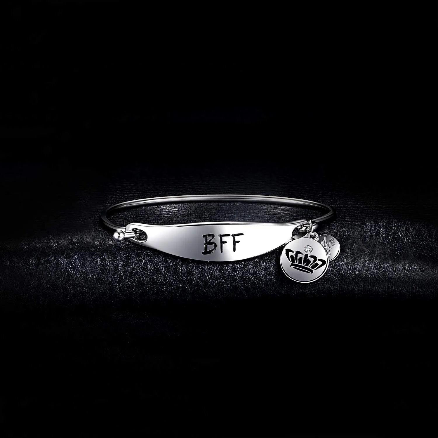 JewelryPalace Bracciale BFF Argento 925 con Ciondolo Mano