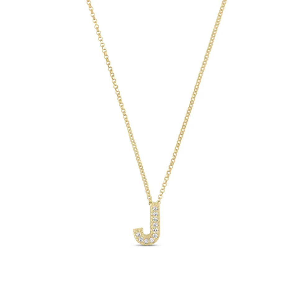 Roberto Coin Tiny Treasure collana diamanti oro giallo 18 carati