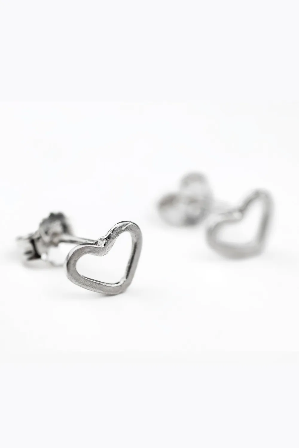Flor Rubaja Mini Orecchini Cuore Argento