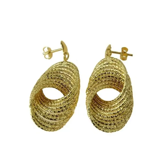 Gioielli Celiento orecchini gomitolo orecchini oro giallo 18kt
