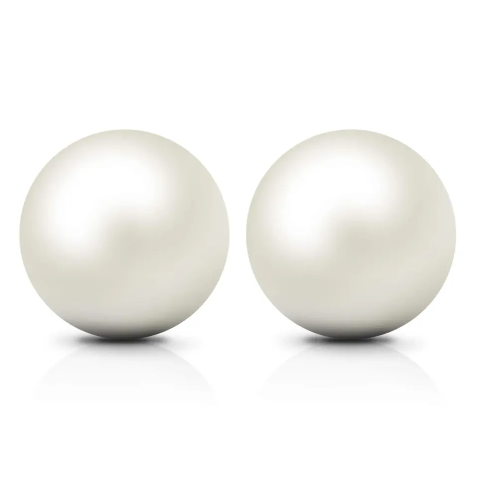 JewelryPalace Perle Acqua Dolce Orecchini Lobo Argento 925 perla