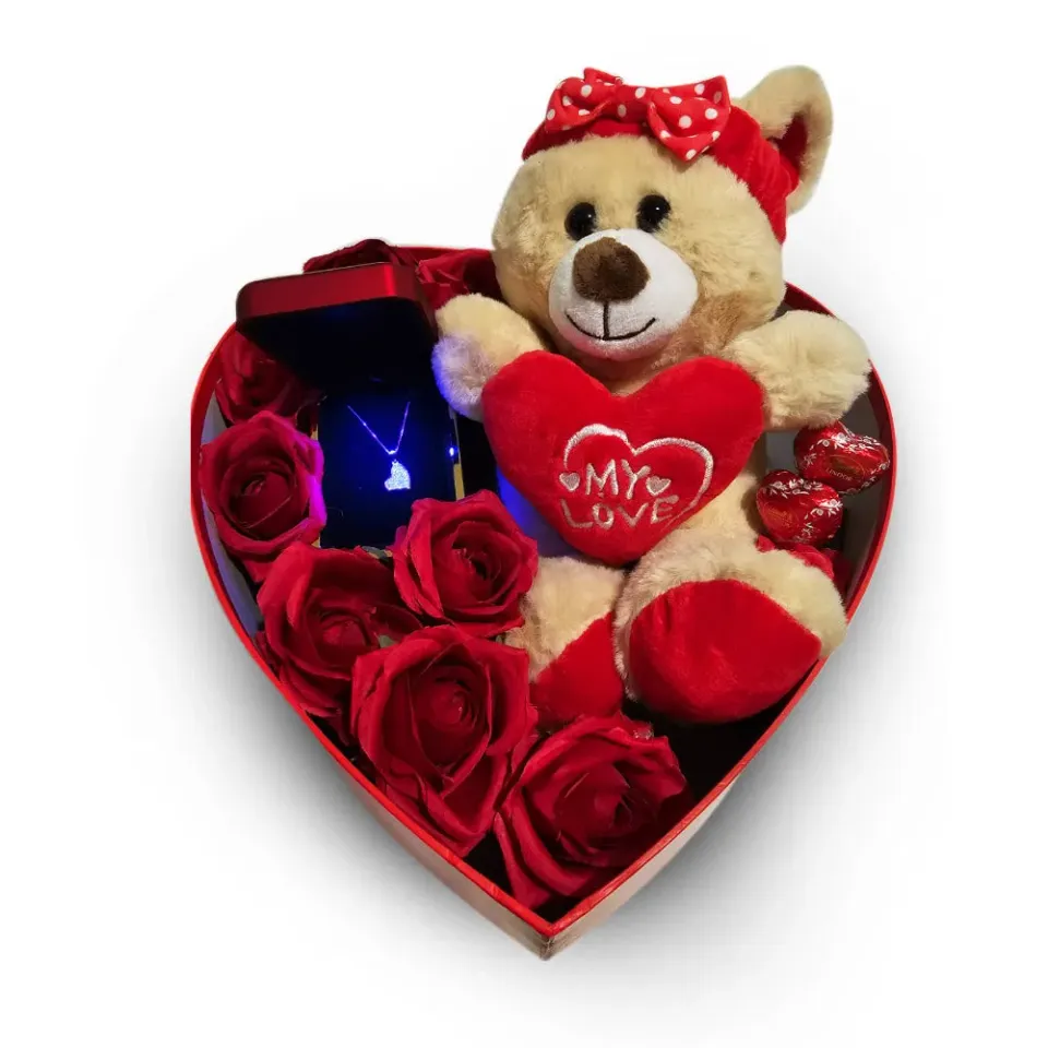 Gioielli Celiento Cuore confezione regalo orsetto peluches