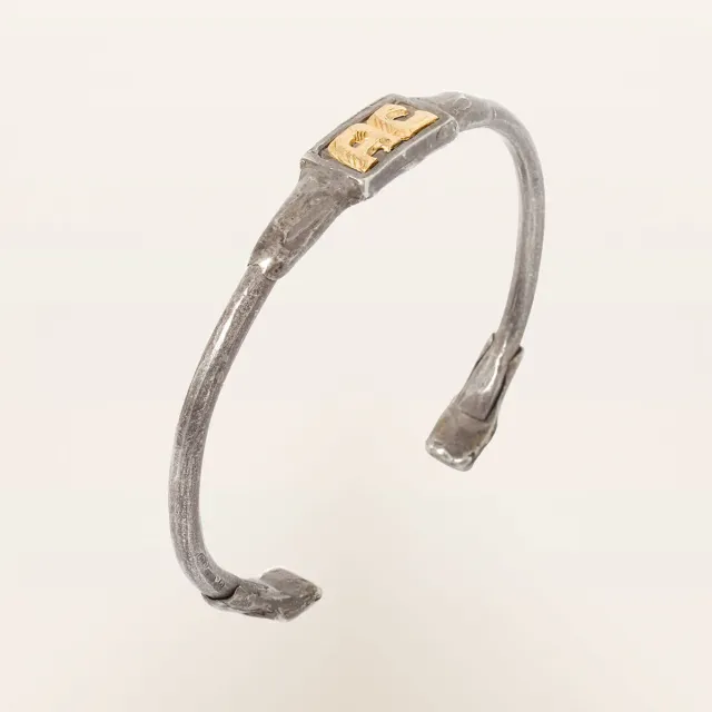 Alfredo Correnti Ego Rigido bracciale acciaio uomo