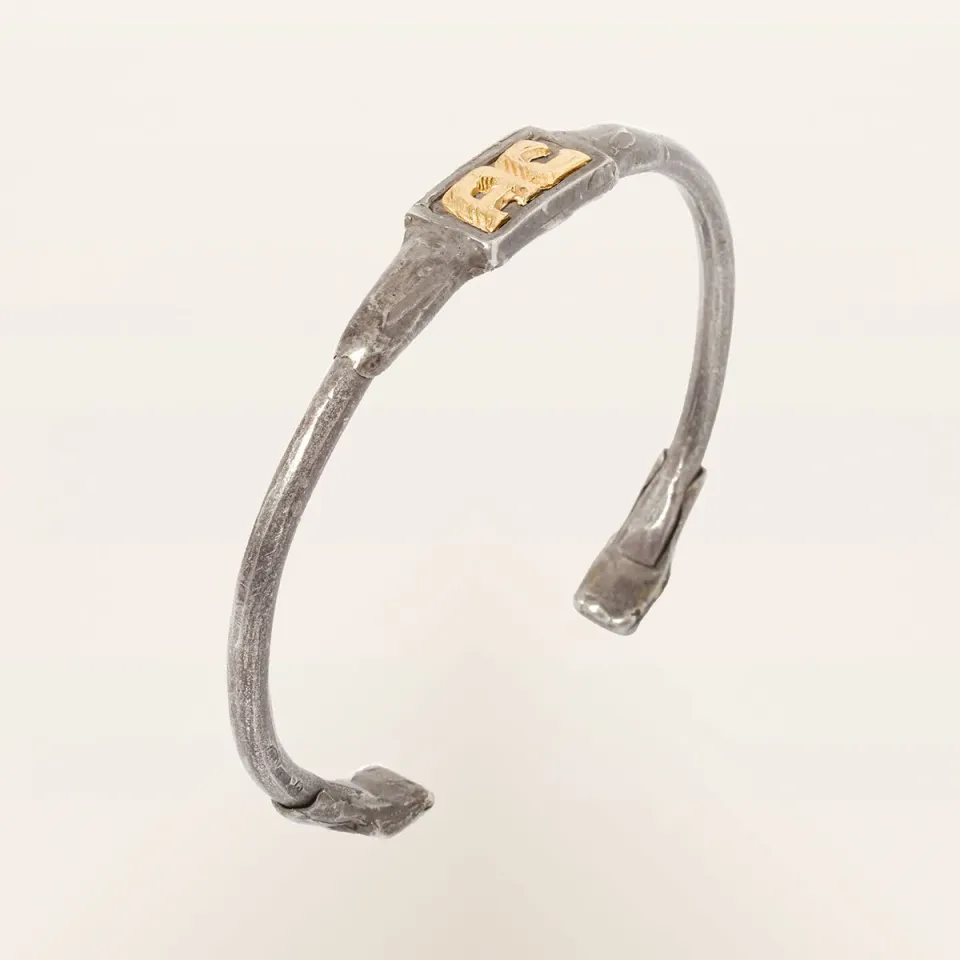 Alfredo Correnti Ego Rigido bracciale acciaio uomo