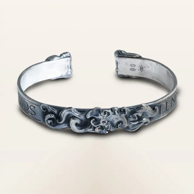 Alfredo Correnti Peloro Onde bracciale artigianale