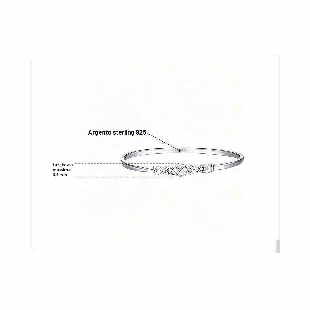 JewelryPalace Nodo Celtico Bracciale Argento 925
