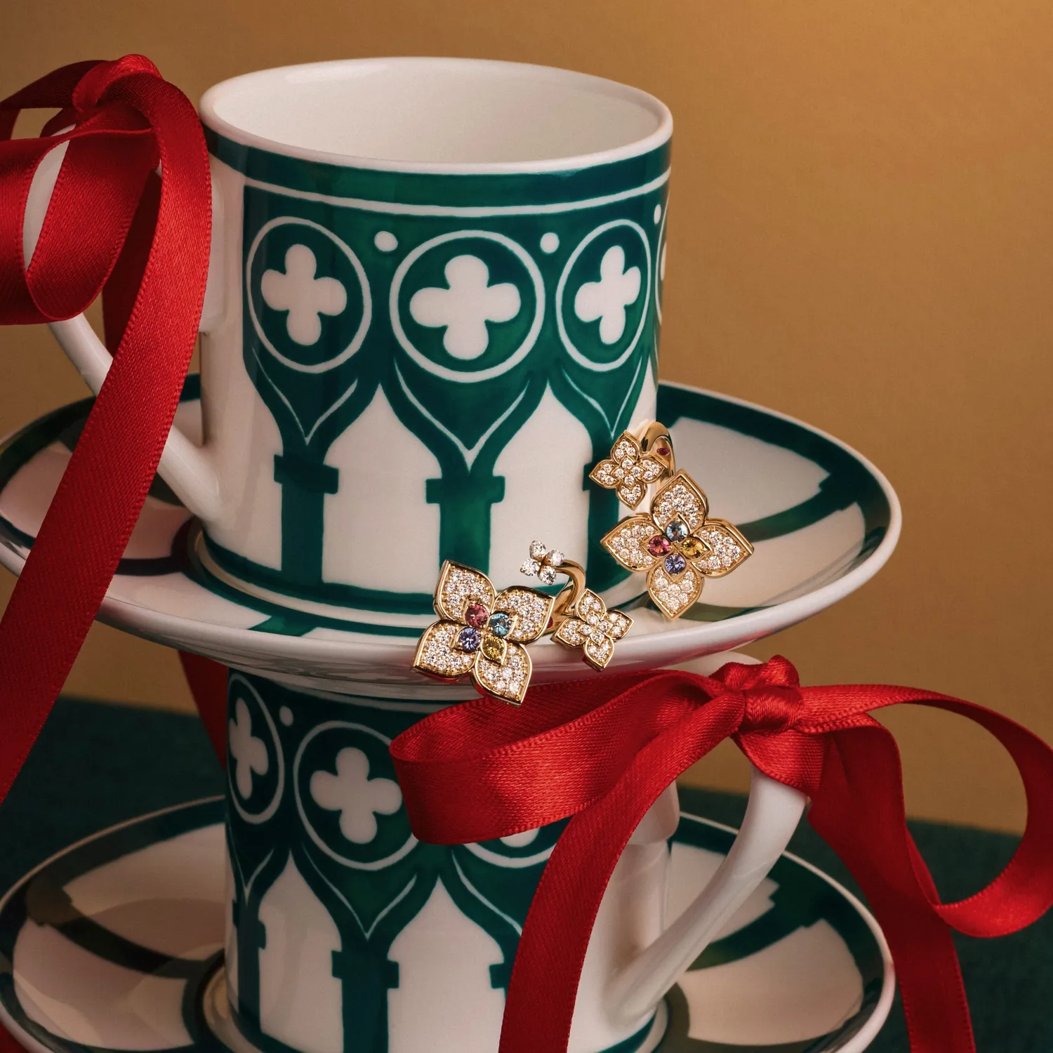 Roberto Coin Maison set 2 tazzine espresso porcellana bone china