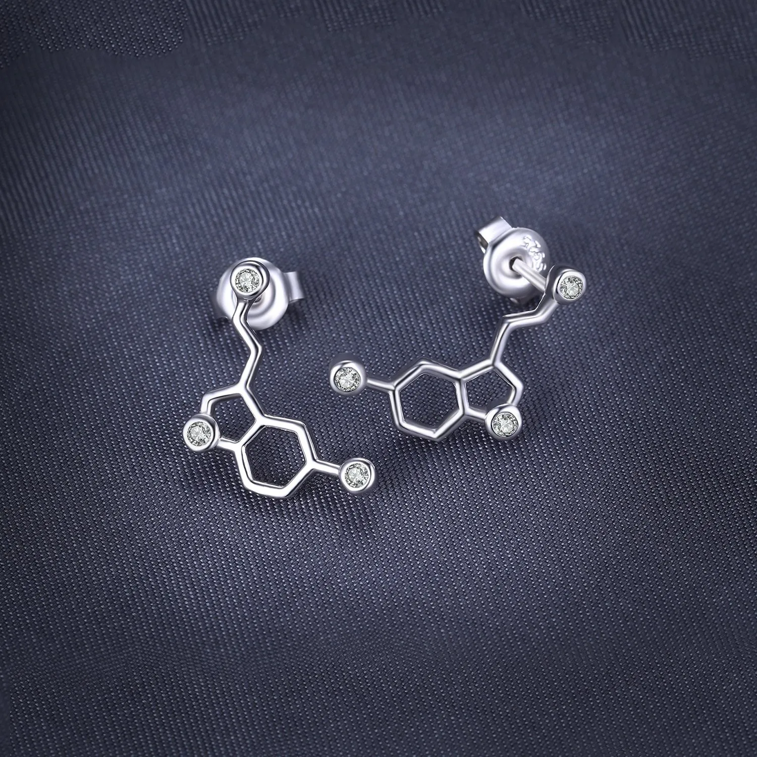 JewelryPalace Serotonina Orecchini Argento 925 Zirconia