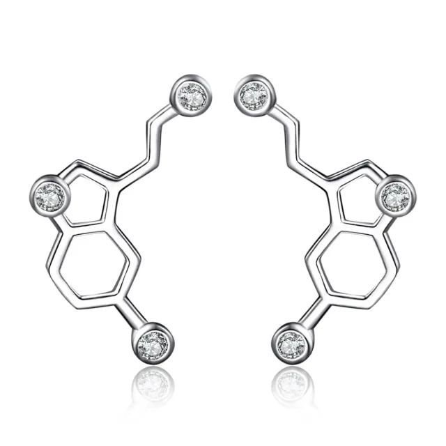 JewelryPalace Serotonina Orecchini Argento 925 Zirconia