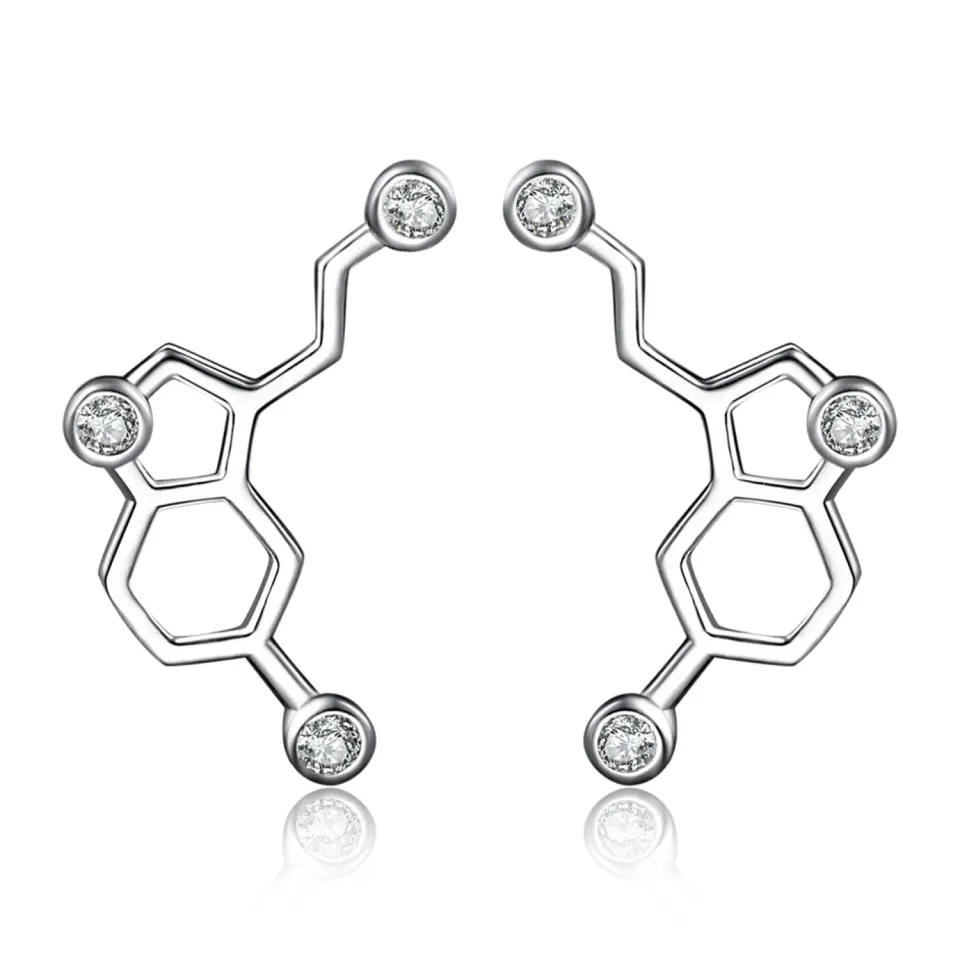 JewelryPalace Serotonina Orecchini Argento 925 Zirconia
