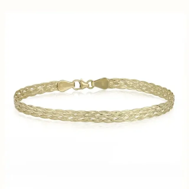 Gioielli Celiento bracciale treccia oro giallo 18kt