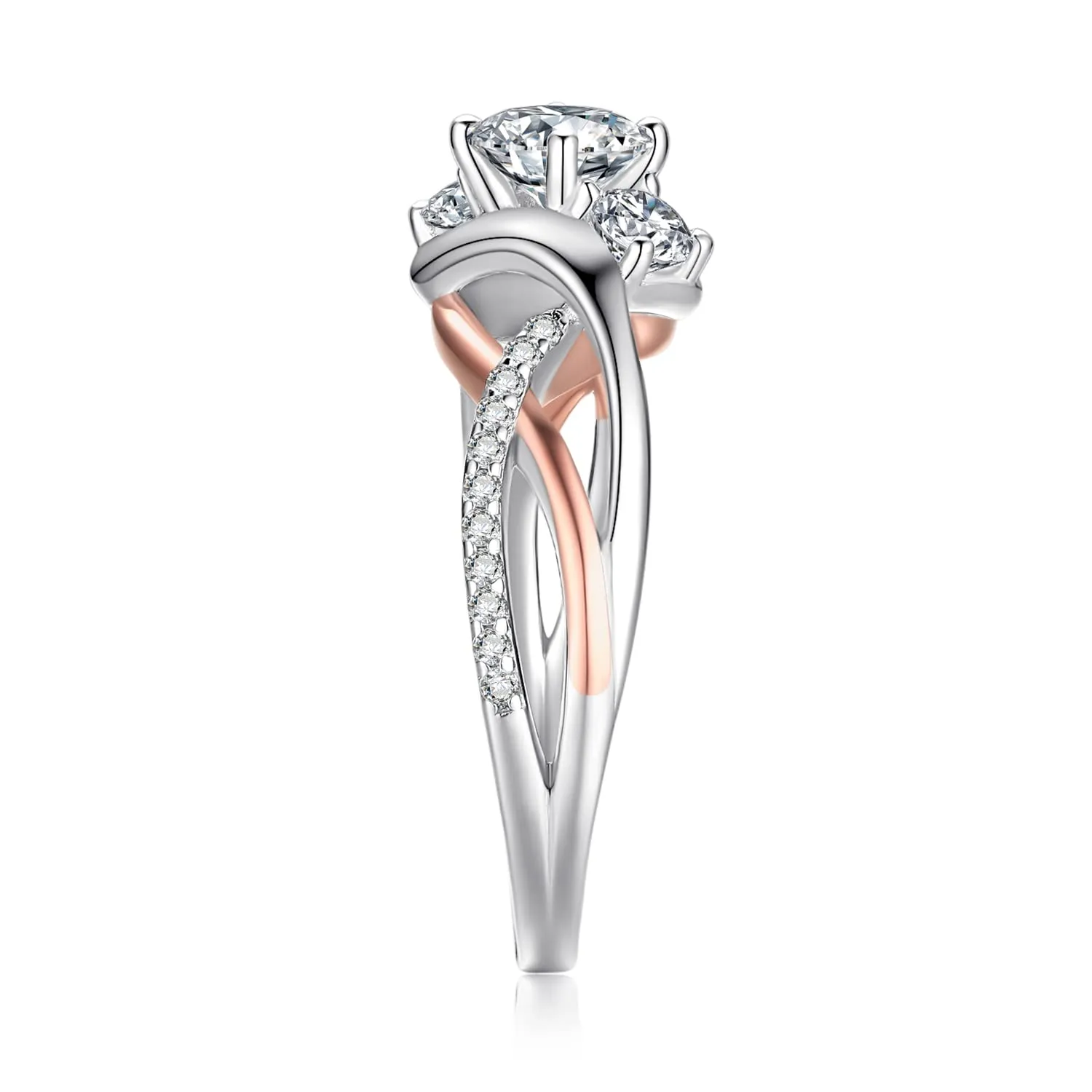 JewelryPalace Nodo d'Amore Anello Infinito Argento 14.5