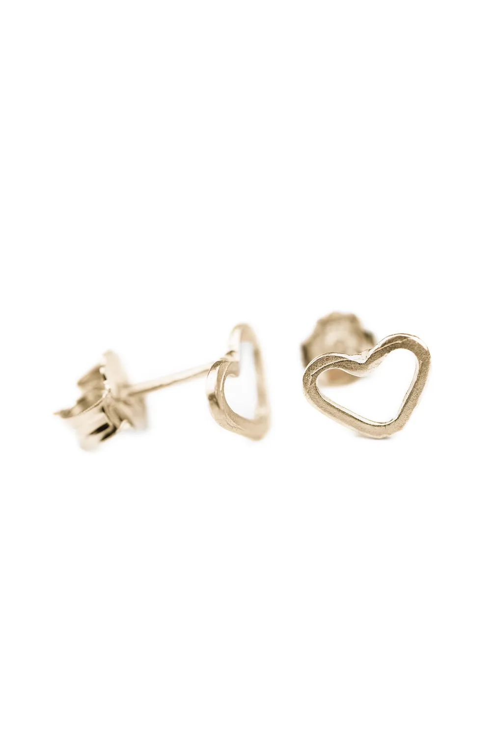 Flor Rubaja Essentials Mini Orecchini Cuore oro 9ct