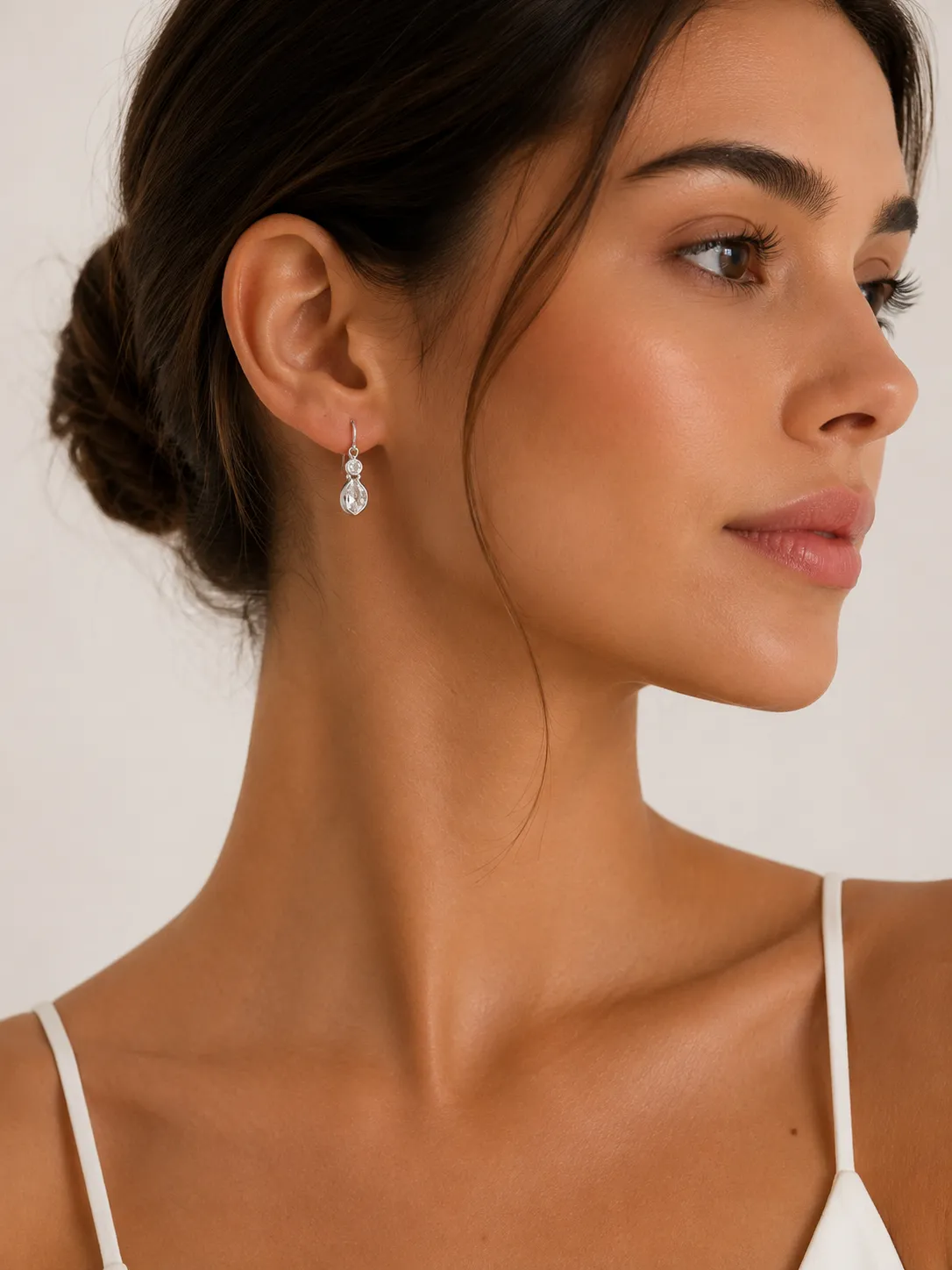 Victoria Jane Herkimer Diamond orecchini pendenti argento
