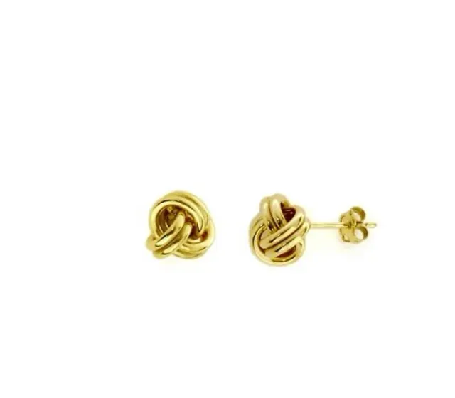 Gioielli Celiento Orecchini Nodo Oro Giallo 18kt Donna