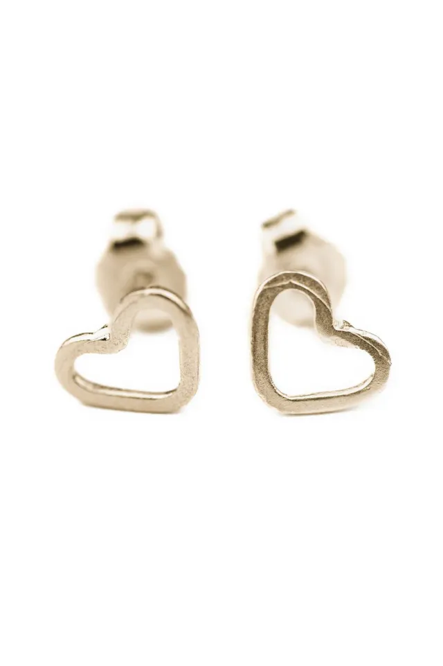 Flor Rubaja Essentials Mini Orecchini Cuore oro 9ct