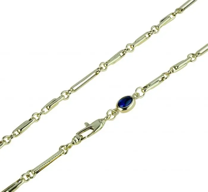 Gioielli Celiento collana uomo oro giallo 18kt maglie alternate