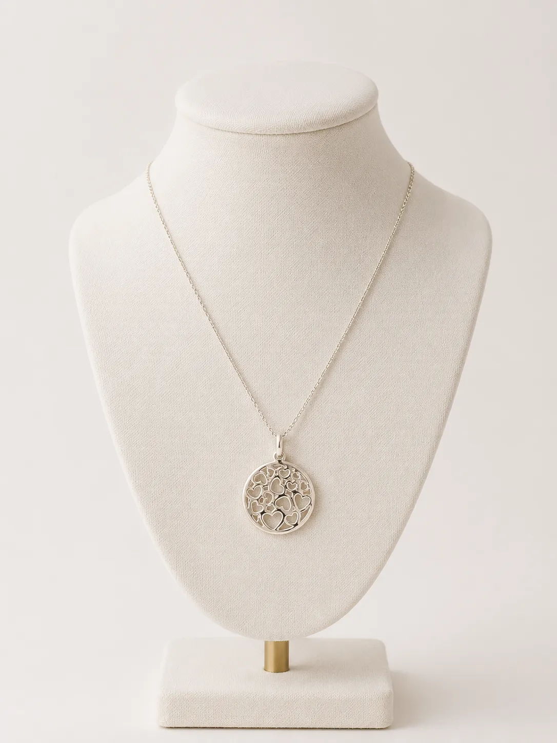 Victoria Jane Open Heart collana argento cuore traforato