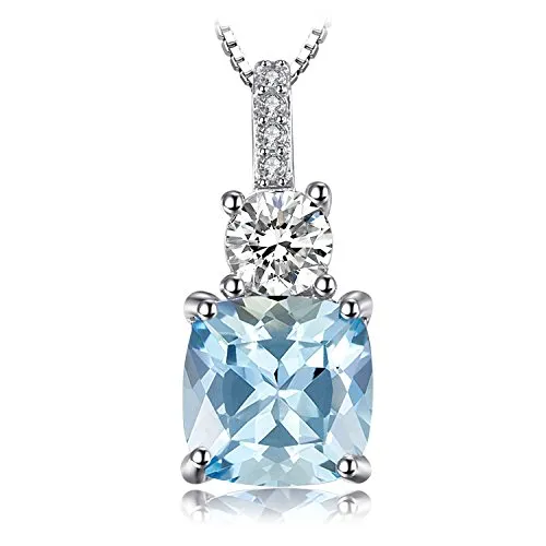 JewelryPalace 2,2ct Collana Topazio Argento 925 Argento
