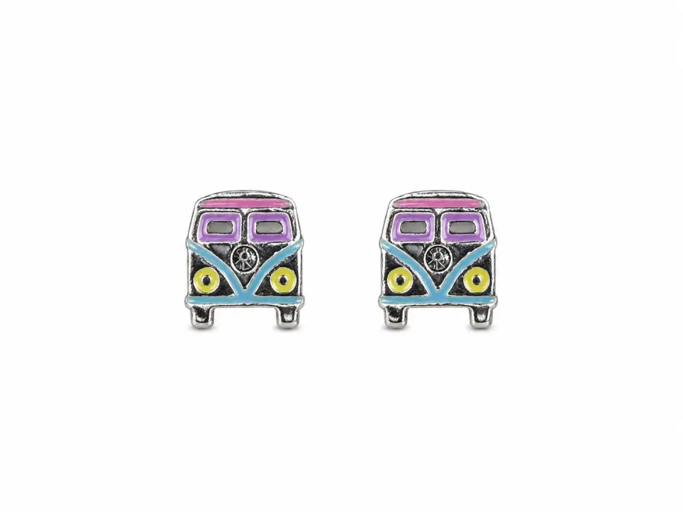 Victoria Jane Adventures Await orecchini camper argento
