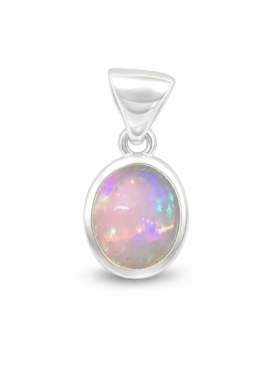 Victoria Jane Rainbow Opal ciondolo opale argento